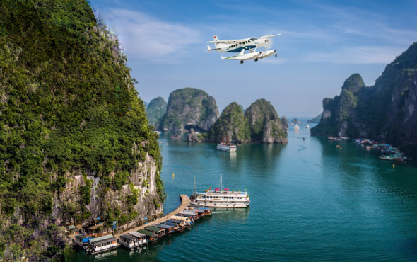 Complimentary Seaplane Flight Over Ha Long Bay