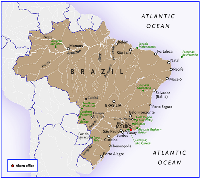 map Brazil